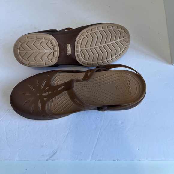 Crocs(WMNS) Crocs Summer Brown Size 9 - Picture 11 of 15